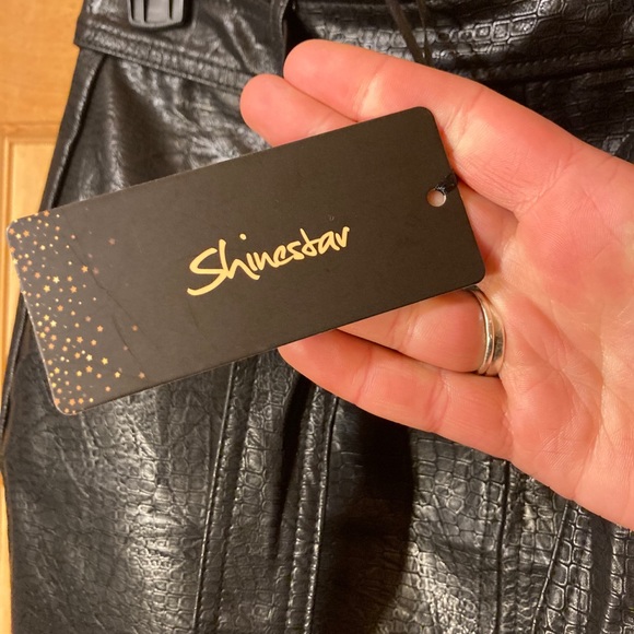 NWT Faux Leather Belted Mini Skirt - Picture 6 of 8